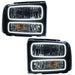 Oracle Lighting 7161-001 SMD Pre-Assembled Headlights, Black, White - Truck Part Superstore