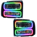 Oracle Lighting 7161-330 SMD Pre-Assembled Headlights, Black Bezel, ColorSHIFT - Truck Part Superstore