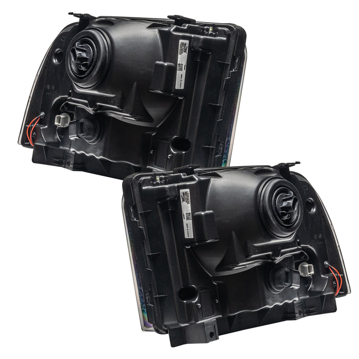 Oracle Lighting 7161-333 SMD Pre-Assembled Headlights, Black Bezel, ColorSHIFT 2.0 - Truck Part Superstore