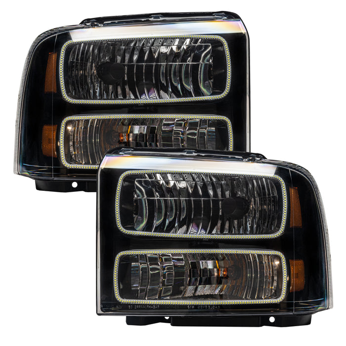 Oracle Lighting 7161-334 SMD Pre-Assembled Headlights, Black Bezel, ColorSHIFT - No Controller - Truck Part Superstore