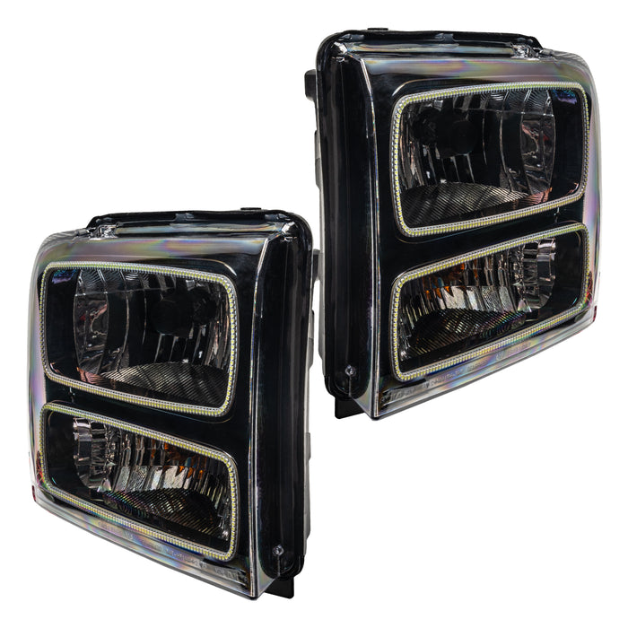 Oracle Lighting 7161-334 SMD Pre-Assembled Headlights, Black Bezel, ColorSHIFT - No Controller - Truck Part Superstore