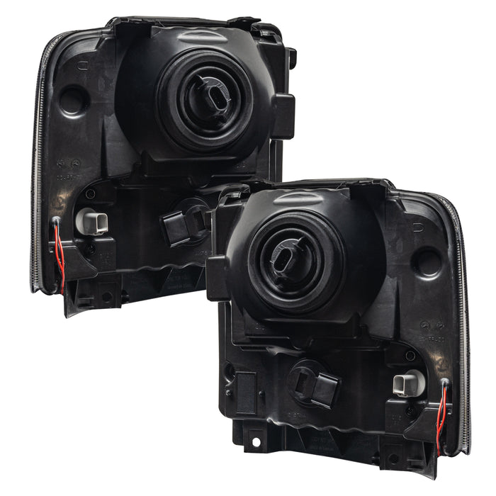 Oracle Lighting 7161-504 SMD Pre-Assembled Headlights, Black Bezel, ColorSHIFT - Simple - Truck Part Superstore