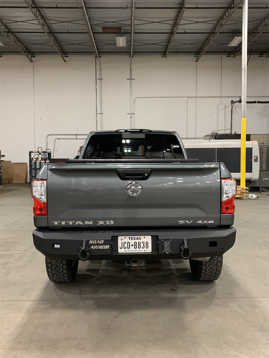 Road Armor 7161R0B Stealth Winch Rear Bumper; Texture Black; - Truck Part Superstore