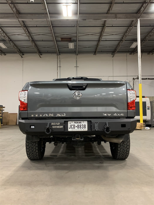 Road Armor 7161R0B Stealth Winch Rear Bumper; Texture Black; - Truck Part Superstore