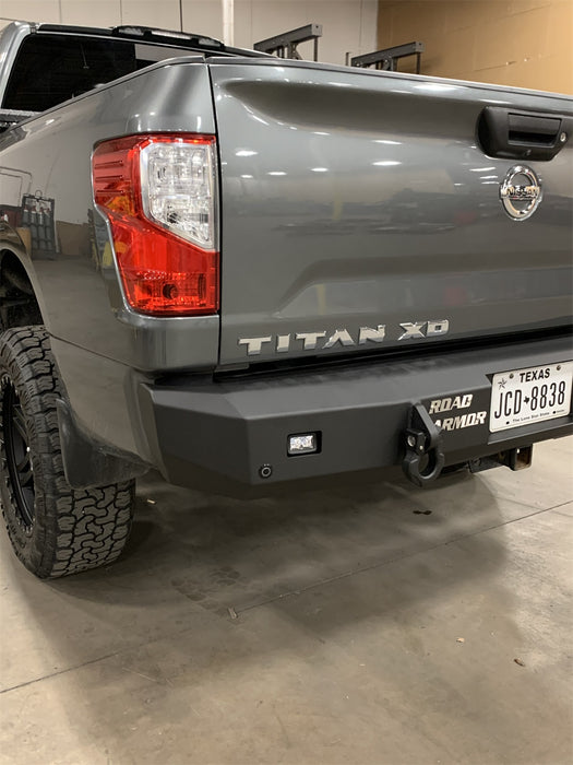 Road Armor 7161R0B Stealth Winch Rear Bumper; Texture Black; - Truck Part Superstore