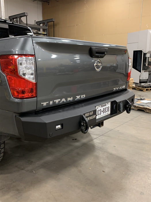 Road Armor 7161R0B Stealth Winch Rear Bumper; Texture Black; - Truck Part Superstore