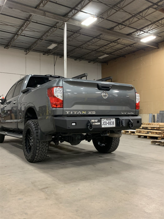 Road Armor 7161R0B Stealth Winch Rear Bumper; Texture Black; - Truck Part Superstore