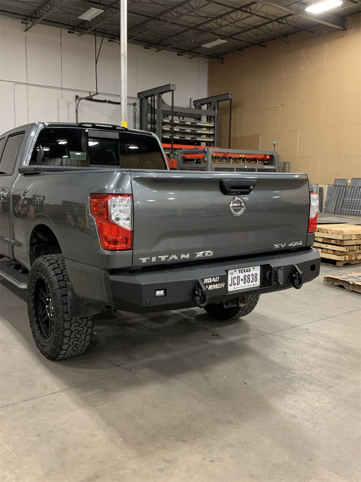 Road Armor 7161R0B Stealth Winch Rear Bumper; Texture Black; - Truck Part Superstore
