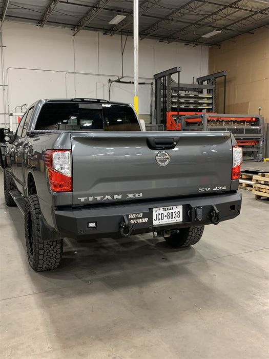 Road Armor 7161R0B Stealth Winch Rear Bumper; Texture Black; - Truck Part Superstore