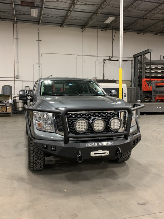 Road Armor 7162F5B Stealth Winch Front Bumper; Lonestar Guard; Texture Black; - Truck Part Superstore