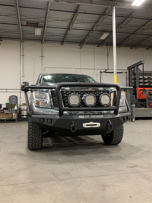 Road Armor 7162F5B Stealth Winch Front Bumper; Lonestar Guard; Texture Black; - Truck Part Superstore