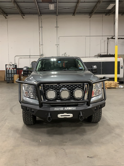 Road Armor 7162F5B Stealth Winch Front Bumper; Lonestar Guard; Texture Black; - Truck Part Superstore