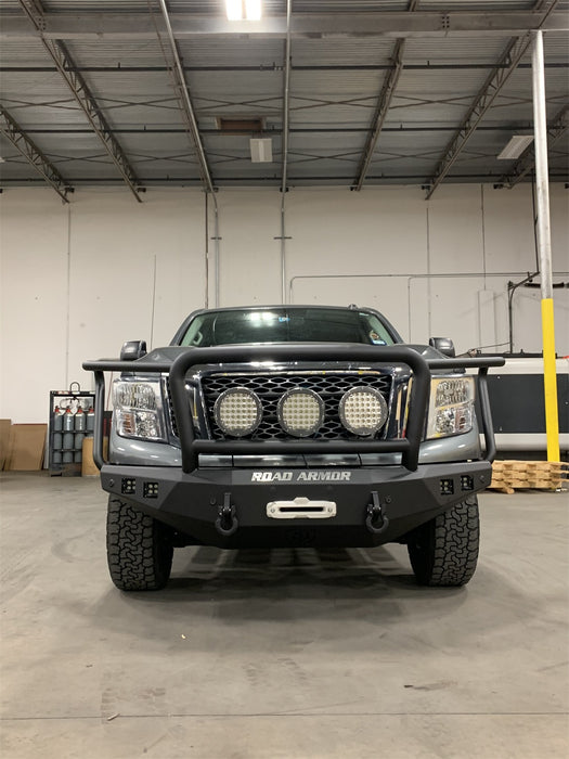 Road Armor 7162F5B Stealth Winch Front Bumper; Lonestar Guard; Texture Black; - Truck Part Superstore