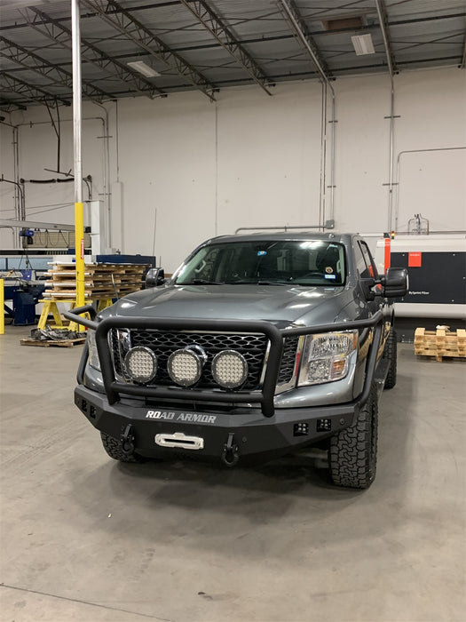 Road Armor 7162F5B Stealth Winch Front Bumper; Lonestar Guard; Texture Black; - Truck Part Superstore