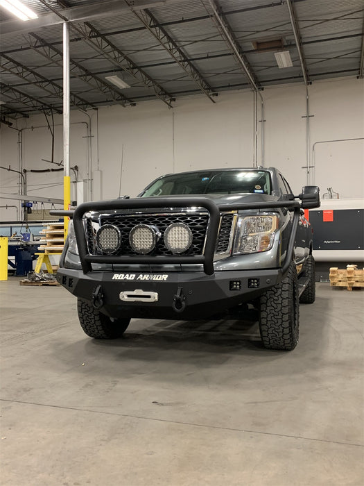 Road Armor 7162F5B Stealth Winch Front Bumper; Lonestar Guard; Texture Black; - Truck Part Superstore