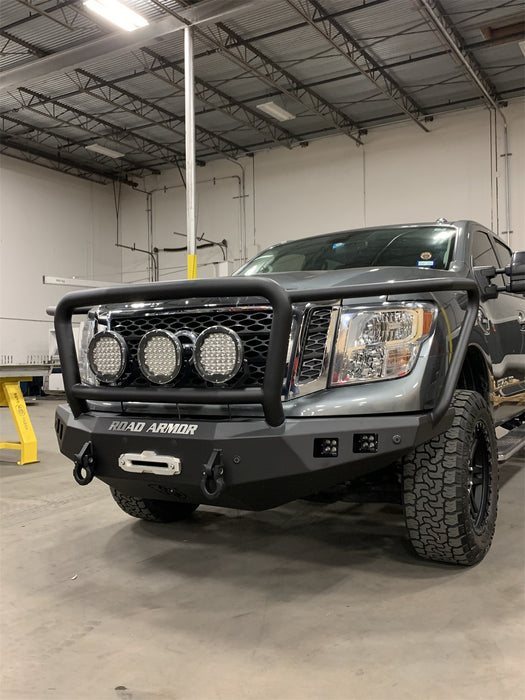 Road Armor 7162F5B Stealth Winch Front Bumper; Lonestar Guard; Texture Black; - Truck Part Superstore