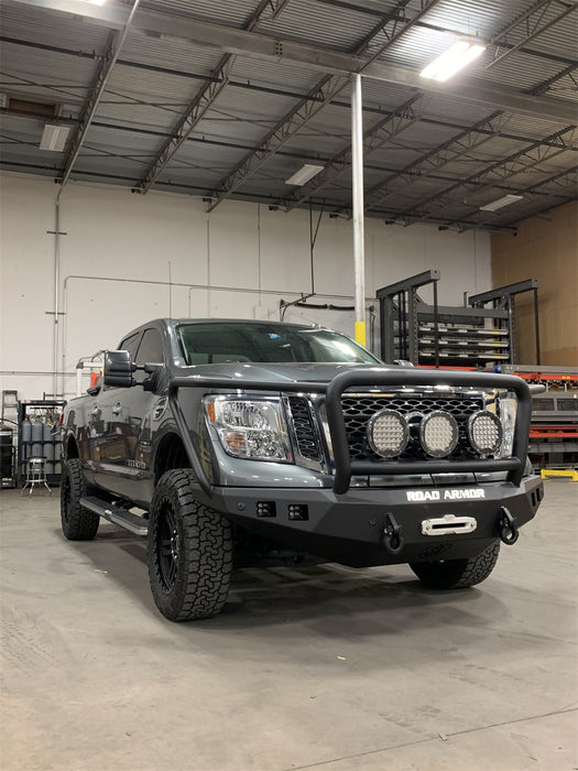 Road Armor 7162F5B Stealth Winch Front Bumper; Lonestar Guard; Texture Black; - Truck Part Superstore
