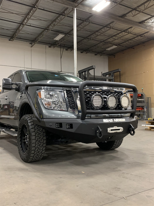 Road Armor 7162F5B Stealth Winch Front Bumper; Lonestar Guard; Texture Black; - Truck Part Superstore
