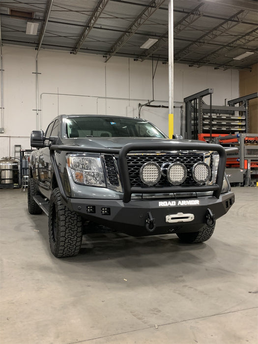Road Armor 7162F5B Stealth Winch Front Bumper; Lonestar Guard; Texture Black; - Truck Part Superstore