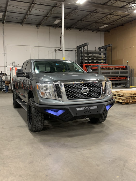 Road Armor 7162XF0B Spartan Front Bumper; Texture Black; - Truck Part Superstore
