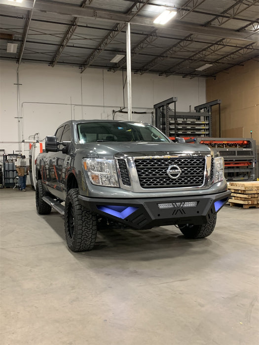 Road Armor 7162XF0B Spartan Front Bumper; Texture Black; - Truck Part Superstore