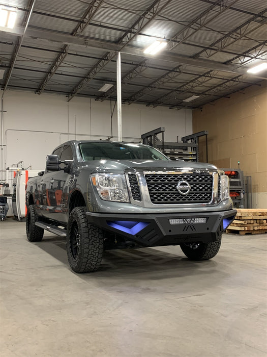Road Armor 7162XF0B Spartan Front Bumper; Texture Black; - Truck Part Superstore
