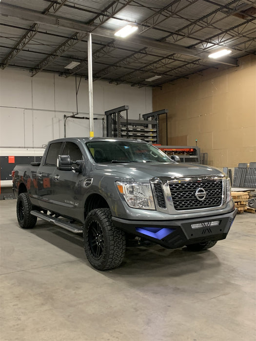 Road Armor 7162XF0B Spartan Front Bumper; Texture Black; - Truck Part Superstore