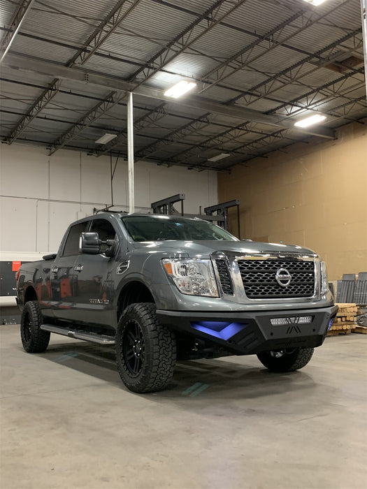 Road Armor 7162XF0B Spartan Front Bumper; Texture Black; - Truck Part Superstore