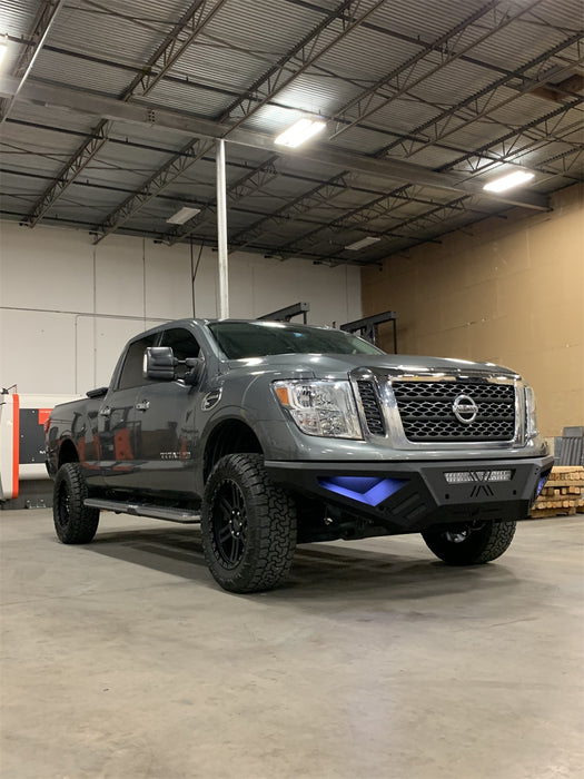 Road Armor 7162XF0B Spartan Front Bumper; Texture Black; - Truck Part Superstore