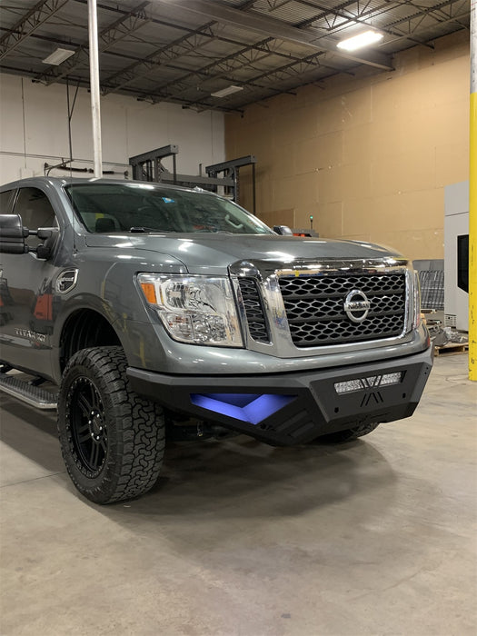 Road Armor 7162XF0B Spartan Front Bumper; Texture Black; - Truck Part Superstore