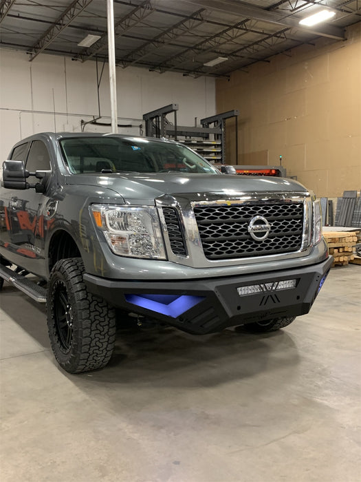 Road Armor 7162XF0B Spartan Front Bumper; Texture Black; - Truck Part Superstore