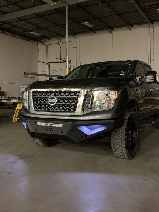 Road Armor 7162XF0B Spartan Front Bumper; Texture Black; - Truck Part Superstore