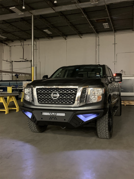 Road Armor 7162XF0B Spartan Front Bumper; Texture Black; - Truck Part Superstore