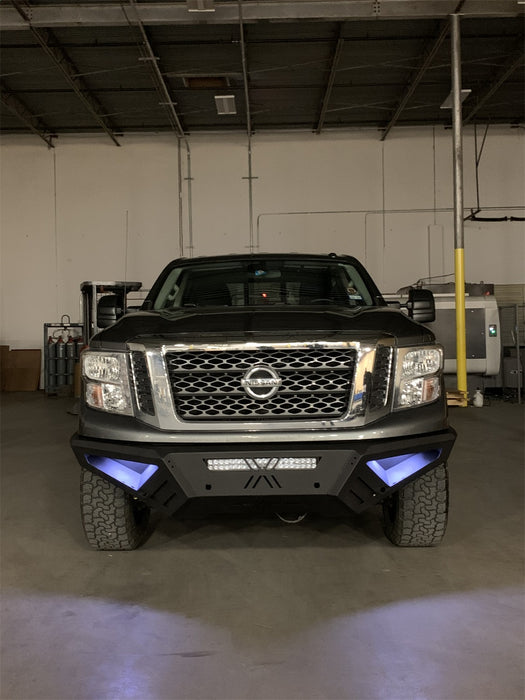 Road Armor 7162XF0B Spartan Front Bumper; Texture Black; - Truck Part Superstore