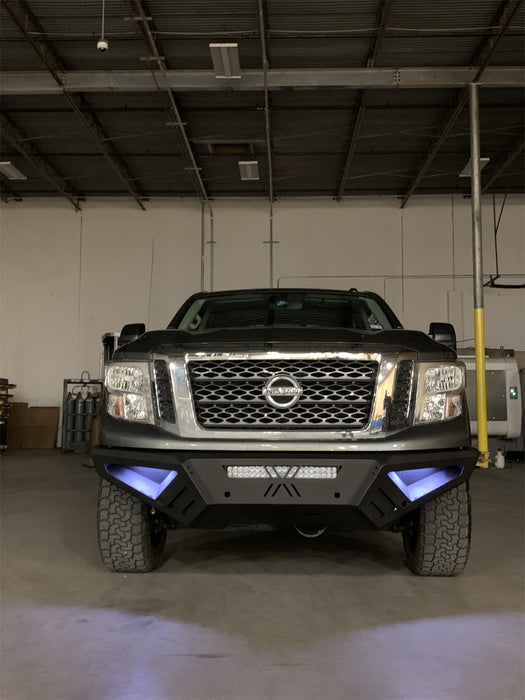 Road Armor 7162XF0B Spartan Front Bumper; Texture Black; - Truck Part Superstore