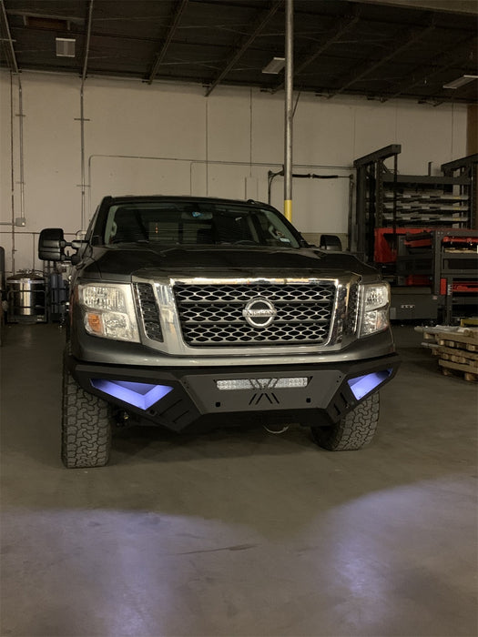 Road Armor 7162XF0B Spartan Front Bumper; Texture Black; - Truck Part Superstore