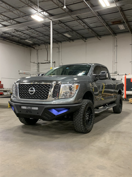 Road Armor 7162XF0B Spartan Front Bumper; Texture Black; - Truck Part Superstore