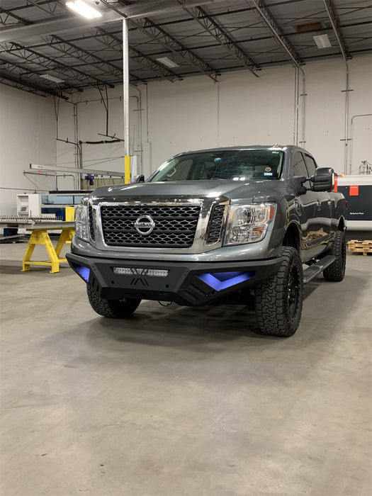 Road Armor 7162XF0B Spartan Front Bumper; Texture Black; - Truck Part Superstore