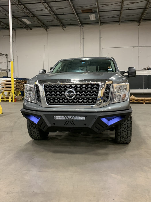 Road Armor 7162XF0B Spartan Front Bumper; Texture Black; - Truck Part Superstore