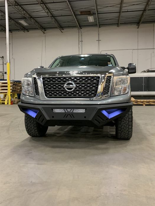 Road Armor 7162XF0B Spartan Front Bumper; Texture Black; - Truck Part Superstore