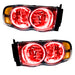 Oracle Lighting 7164-003 SMD Pre-Assembled Headlights, Red - Truck Part Superstore