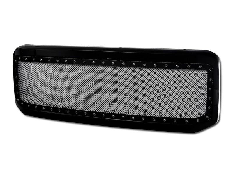 Armordillo USA 7165274 Rivet Mesh Gloss Black ABS  Shell / Metal Mesh Grille - Truck Part Superstore
