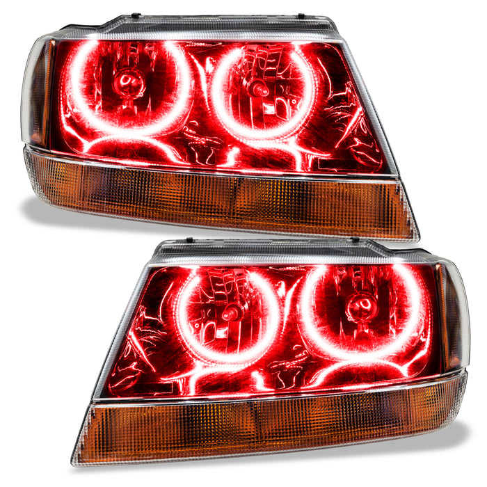 Oracle Lighting 7167-003 SMD Pre-Assembled Headlights, Black, Red - Truck Part Superstore