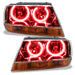 Oracle Lighting 7167-003 SMD Pre-Assembled Headlights, Black, Red - Truck Part Superstore