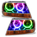 Oracle Lighting 7167-334 SMD Pre-Assembled Headlights, Black Bezel, ColorSHIFT - No Controller - Truck Part Superstore