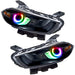Oracle Lighting 7169-504 SMD Pre-Assembled Headlights, Halogen, Black Bezel, ColorSHIFT - Simple - Truck Part Superstore