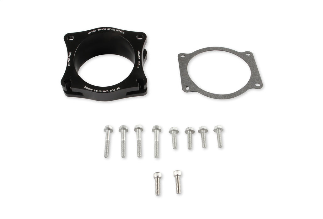 Holley 717-15 Throttle Body Angled Adapter - Truck Part Superstore