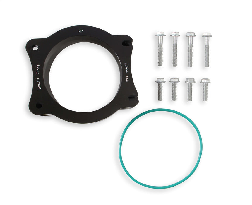 Holley 717-16 Throttle Body Angled Adapter - Truck Part Superstore