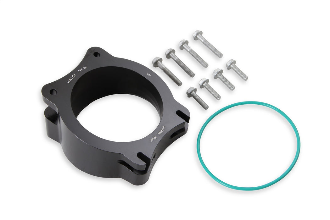 Holley 717-16 Throttle Body Angled Adapter - Truck Part Superstore