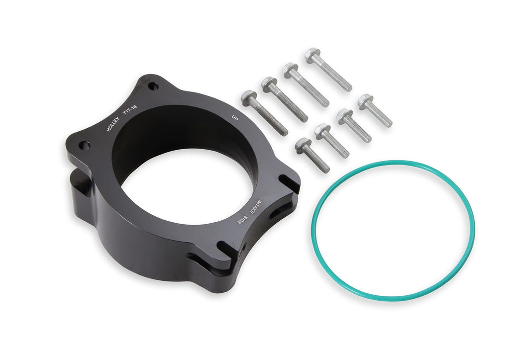 Holley 717-16 Throttle Body Angled Adapter - Truck Part Superstore